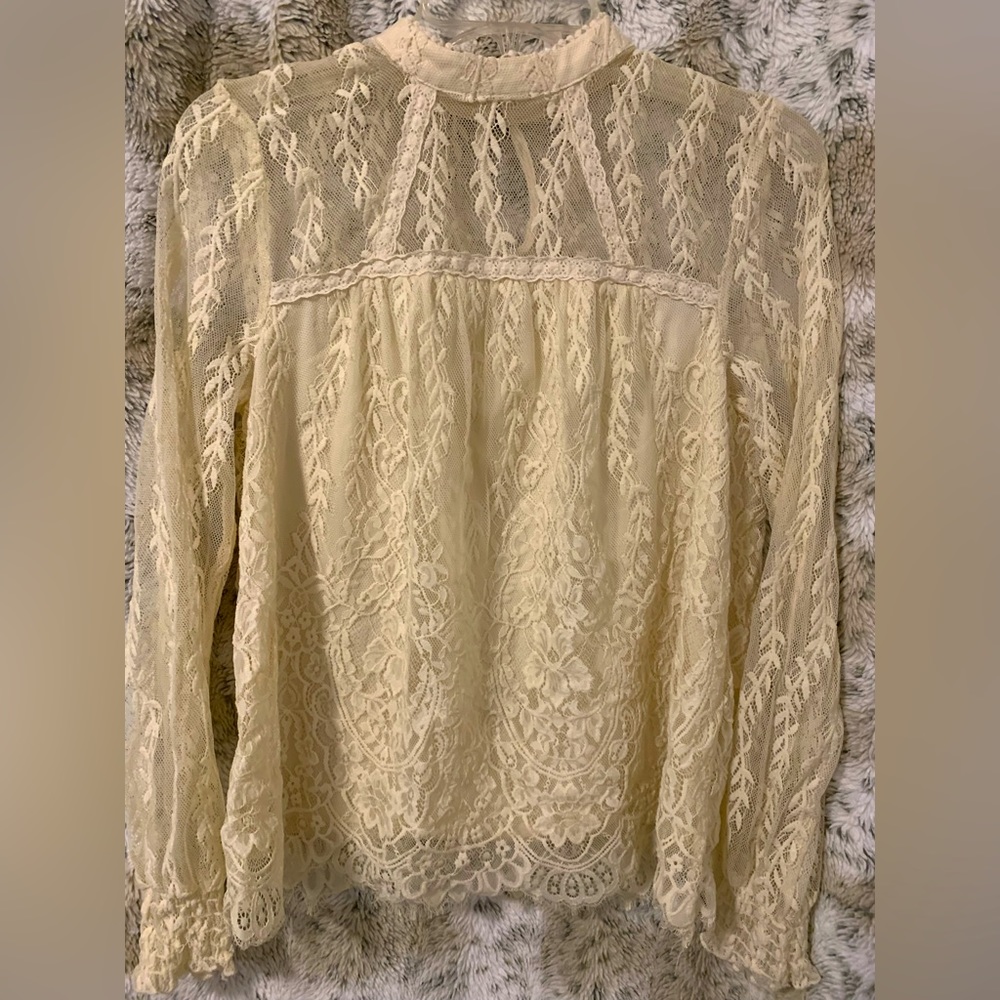 Xhilaration Lace Blouse Size Small!
